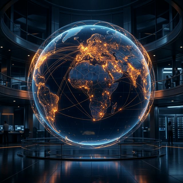 Global Network Globe